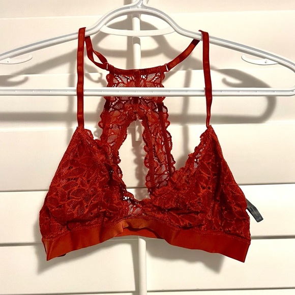 💖(2 for $15)💖 Aerie Red Lace Bralette - Picture 2 of 4